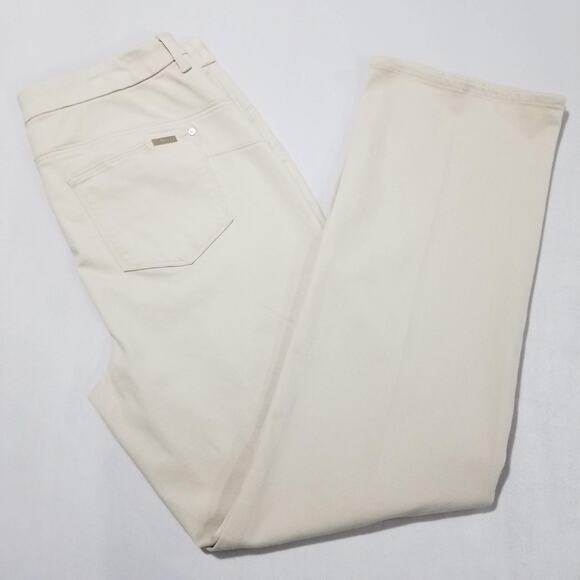 Chicos Jeans Size 2 The So Lifting Straight Leg Regular Pants Beige NWT $99 - Picture 3 of 11